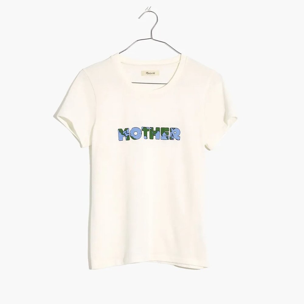 Madewell Mother Earth Lo-Fi Shrunken Tee size Large